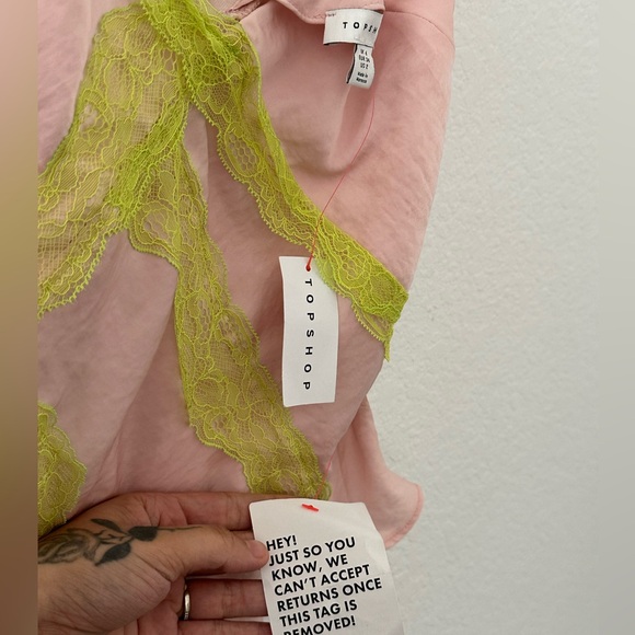 NWT top shop asymmetrical tank top - Picture 5 of 7